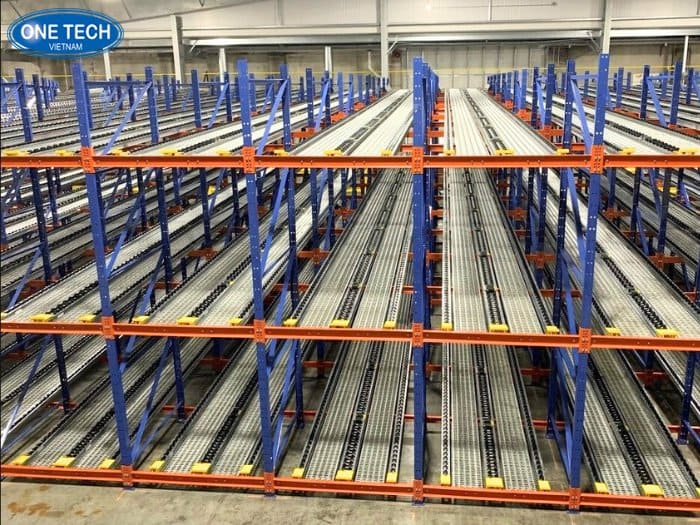 Kệ con lăn cho ngành FMCG