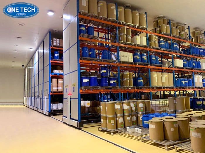 Kệ Di động cho kho công nghiệp