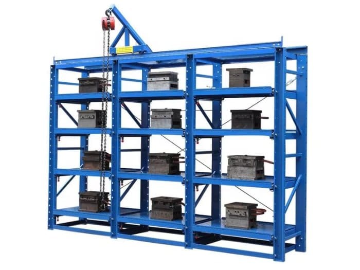 Kệ để khuôn lưu trữ máy móc công nghiệp tối ưu