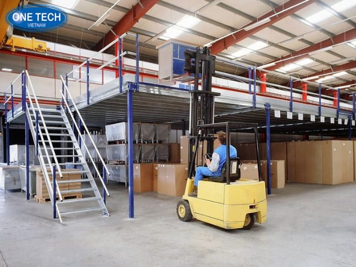 Kệ sàn Mezzanine cho kho công nghiệp