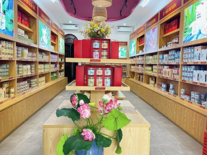 Mẫu thiết kế cửa hàng kinh doanh yến sào 15