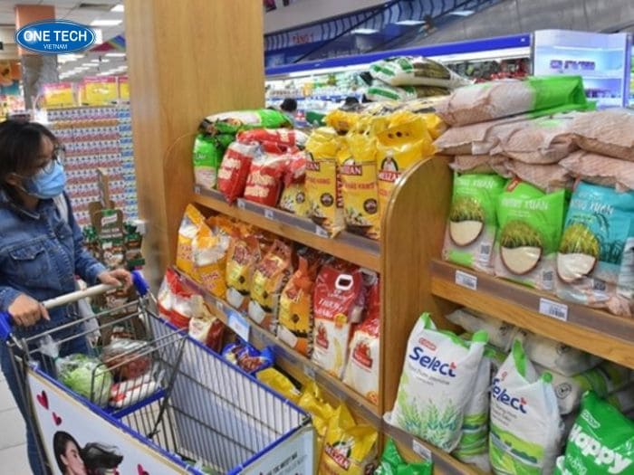 Mẫu thiết kế cửa hàng kinh doanh gạo 05