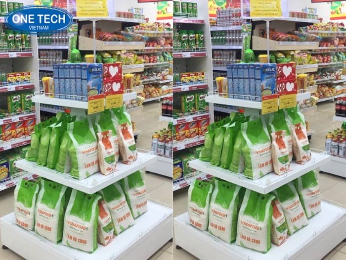 Mẫu thiết kế cửa hàng kinh doanh gạo 08