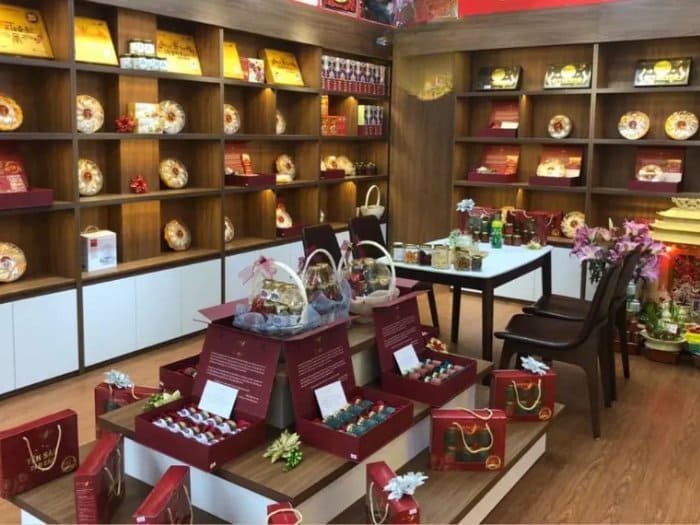 Mẫu thiết kế cửa hàng bán yến sào 01