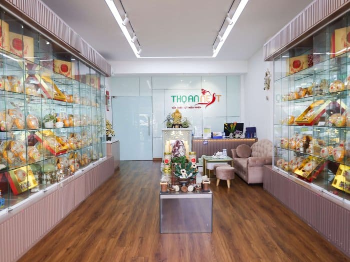 Mẫu thiết kế cửa hàng bán yến sào 02