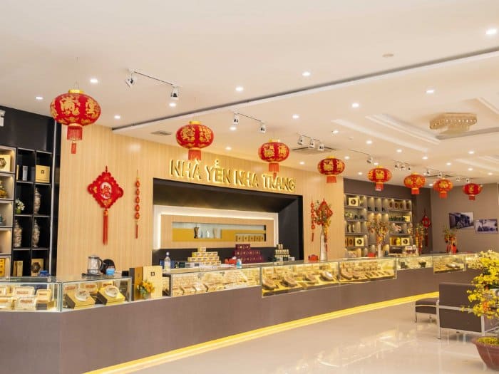 Mẫu thiết kế cửa hàng bán yến sào 03