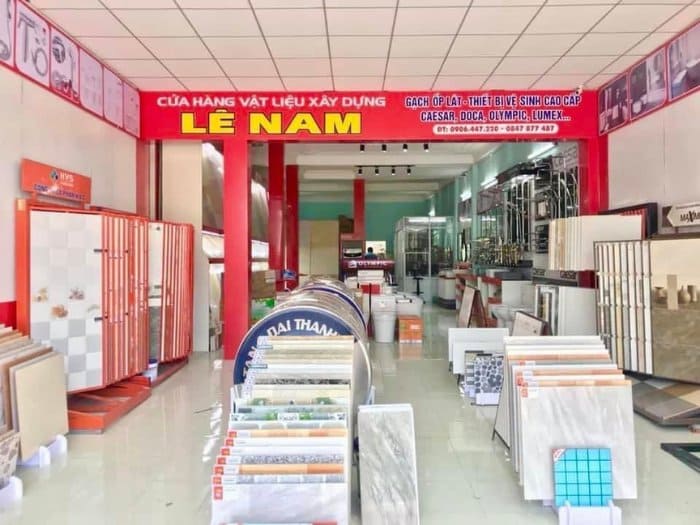 Lưu ý khi thiết kế cửa hàng kinh doanh vật liệu xây dựng