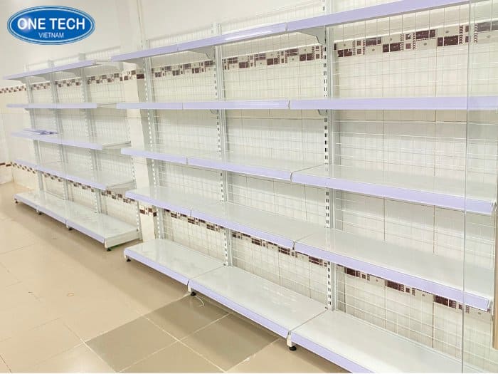Cấu tạo của mẫu giá kệ siêu thị đơn