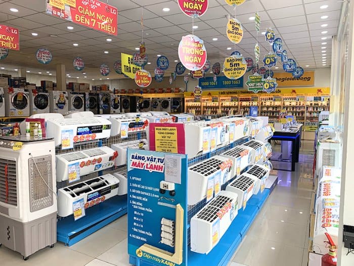 Chi phí thiết kế cửa hàng bán đồ điện máy