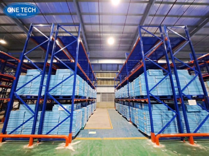 Kệ Double Deep chịu tải tối đa 3000kh/ tầng 