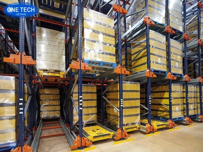 Kệ Radio Shuttle - Ứng dụng robot tự động trên các dãy kệ