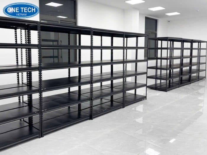 Kệ V cài thông minh, sức tải tối đa 150kg/tầng