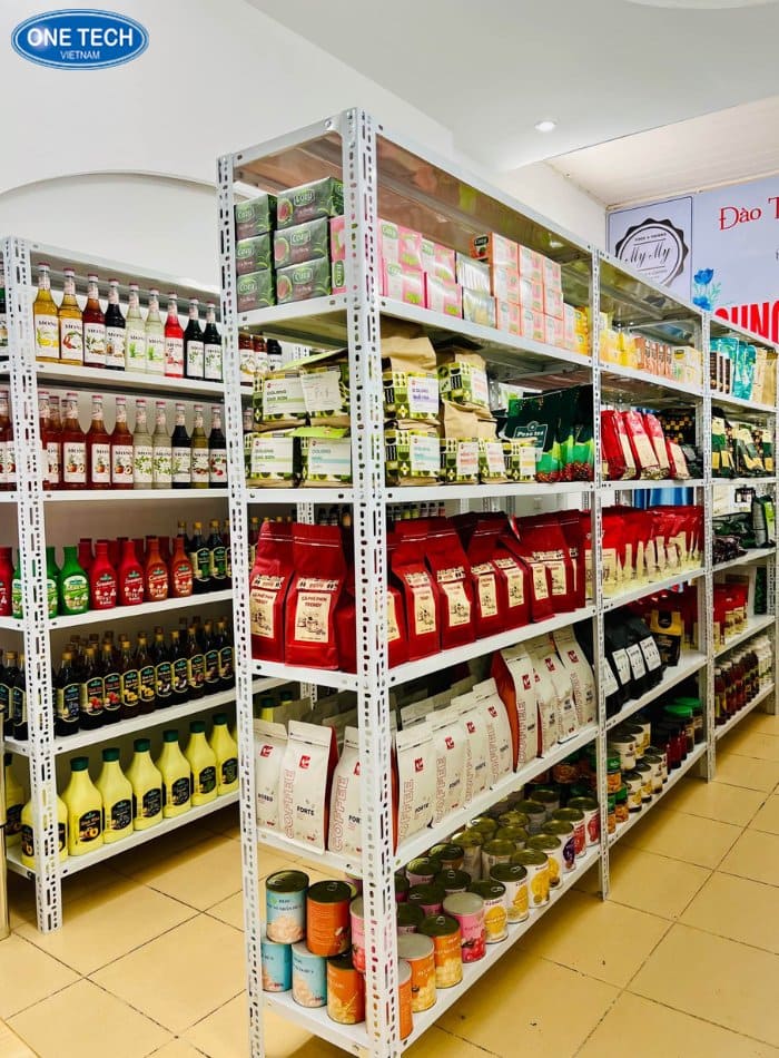 Kệ v lỗ cho kho có diện tích nhỏ, giá thành rẻ