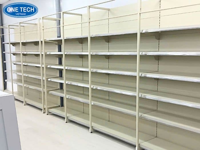 Kệ đơn khung vuông góc mạnh mẽ