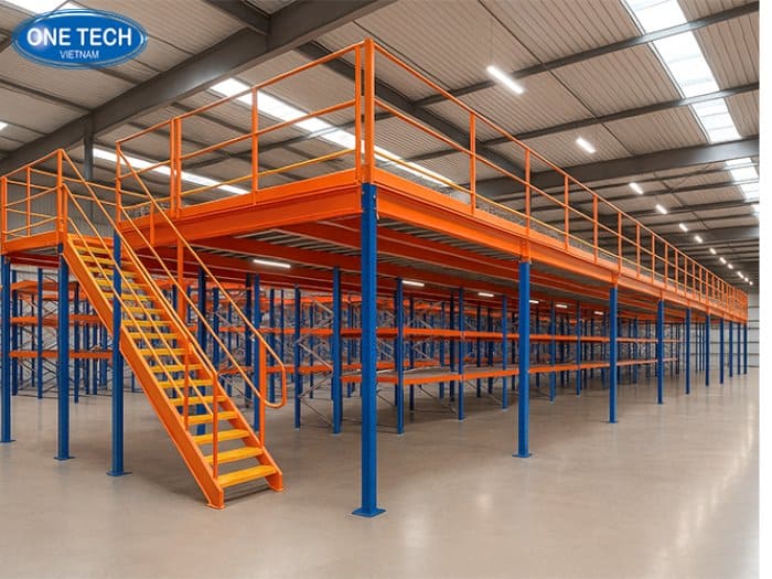 Kệ sàn Mezzanine - Tạo các sàn lửng, mở không gian lưu trữ mới