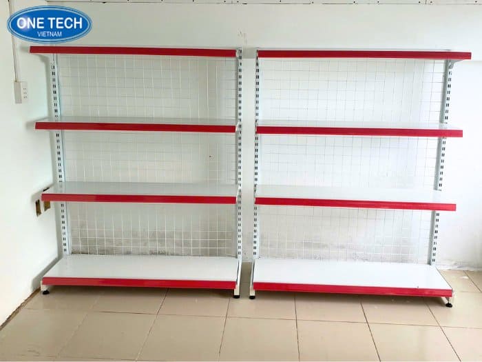 Kệ siêu thị lưng lưới đơn