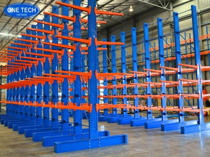 Kệ tay đỡ ứng dụng cho hàng hóa dạng ống dài