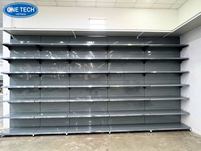 Kệ trưng bày lưng tôn liền đơn