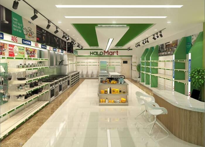 Mẫu thiết kế sử dụng màu sắc độc đáo, nổi bật