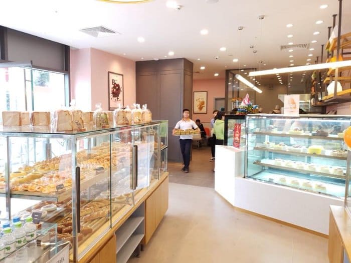 Phong cách cửa hàng bánh ngọt hiện đại