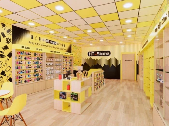 Quy trình thiết kế cửa hàng bán phụ kiện 