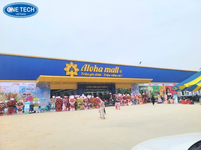 Thông tin chung về dự án giá kệ cho Aloha Mall Thái Nguyên