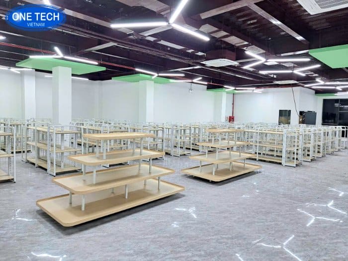 Thông tin dự án kệ khung sắt mặt gỗ tại Hải Phòng