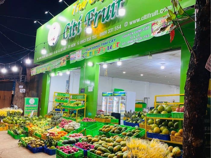 Tiêu chí quan trọng khi thiết kế cửa hàng bán trái cây