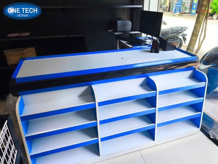 Bàn thu ngân kim loại tại Hải Phòng