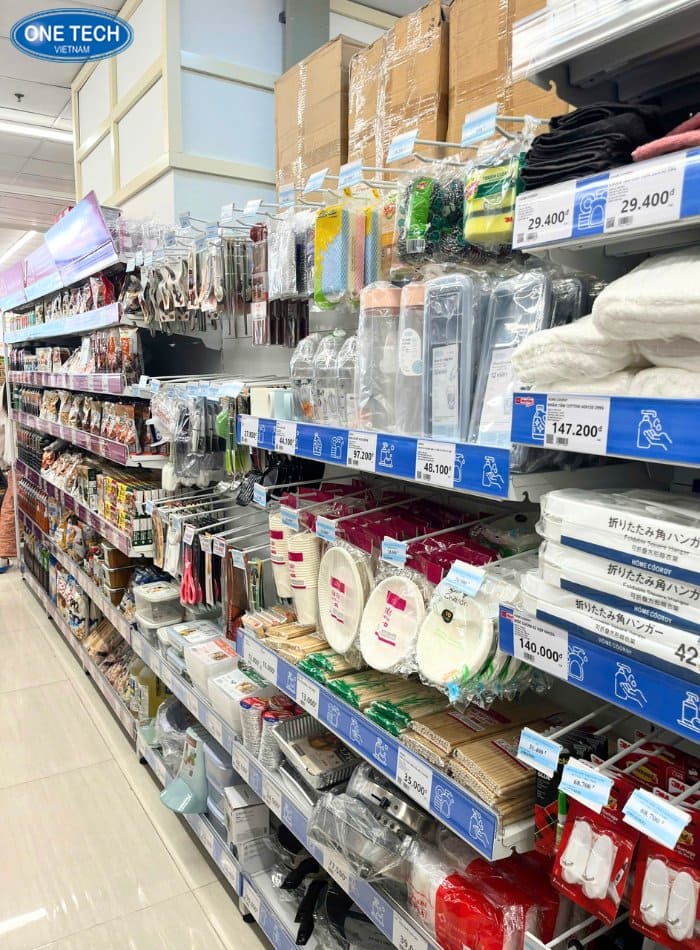 Hình ảnh dự án kệ siêu thị tại Aeon Maxvalu 02