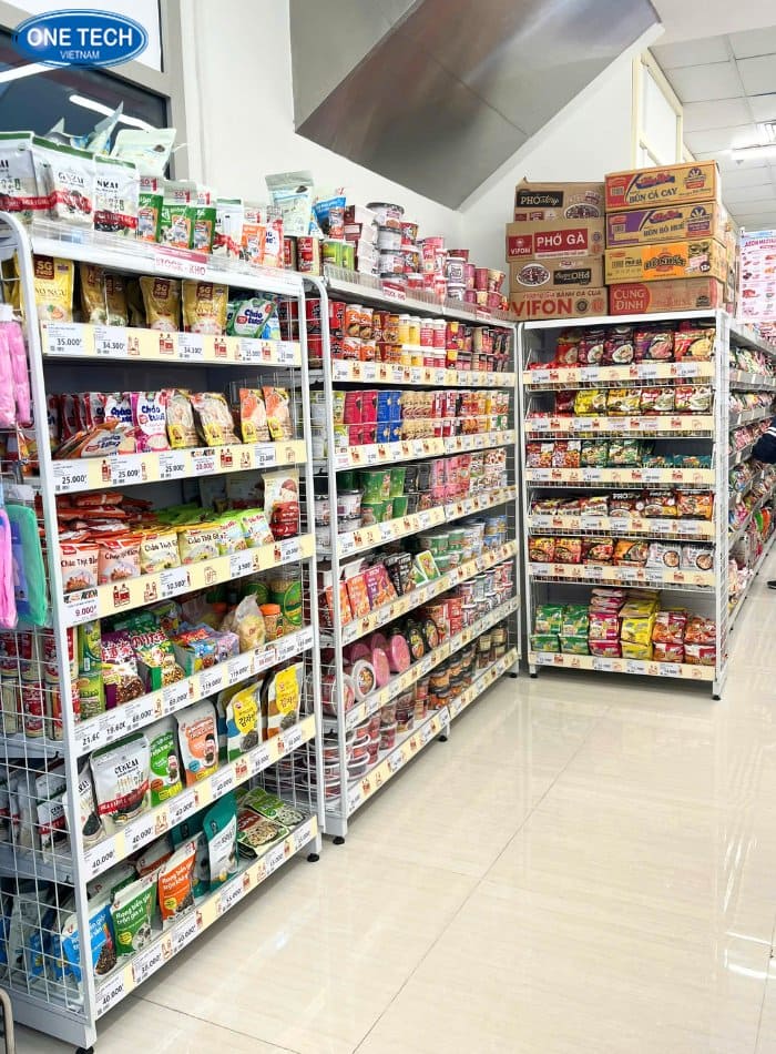 Hình ảnh dự án kệ siêu thị tại Aeon Maxvalu 04