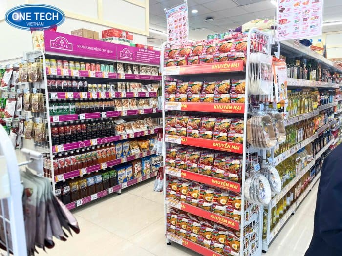 Hình ảnh dự án kệ siêu thị tại Aeon Maxvalu 05