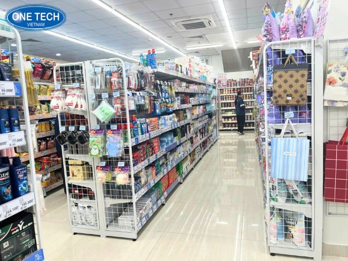 Hình ảnh dự án kệ siêu thị tại Aeon Maxvalu 07