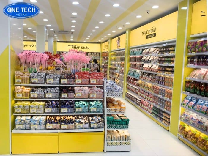Dự án kệ trưng bày cho cửa hàng Snack Kingdom 02