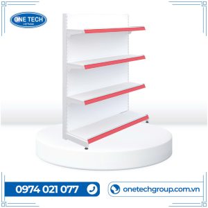 Kệ siêu thị đơn tôn liền 4 tầng