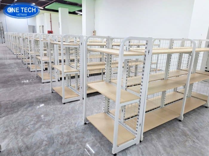 Lắp đặt dự án kệ trưng bày cho Lonton group 05