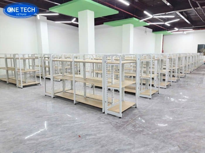 Lắp đắt kệ cho không gian rộng 450m2