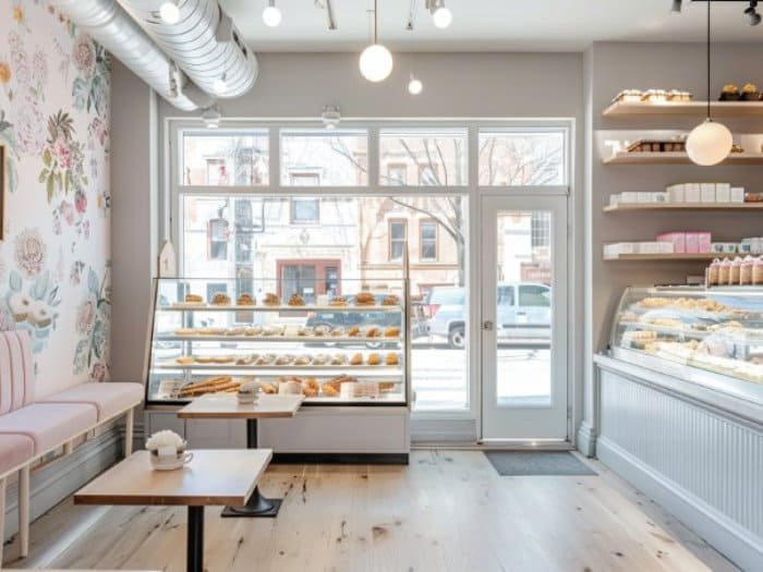 Mẫu thiết kế cửa hàng bánh ngọt nhỏ 21