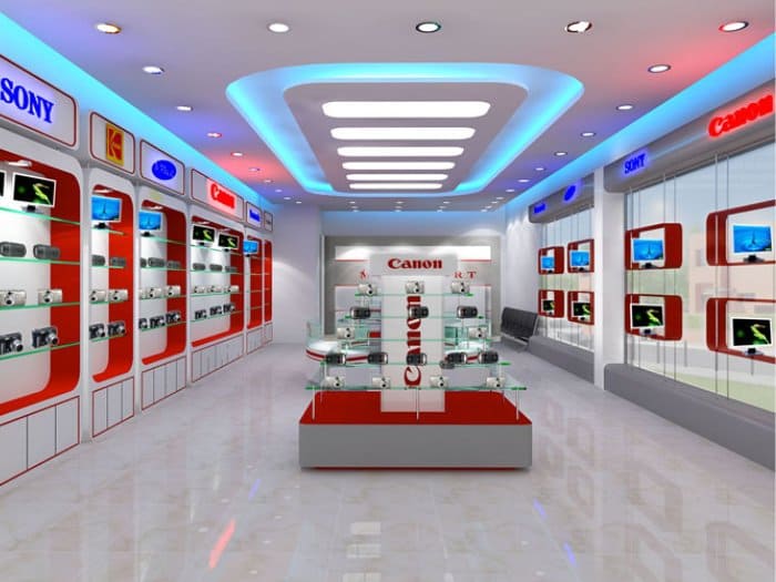 Mẫu thiết kế cửa hàng bán Camera dễ thi công 08