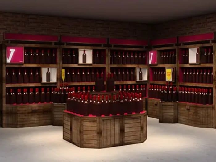 Mẫu thiết kế cửa hàng bán rượu 07