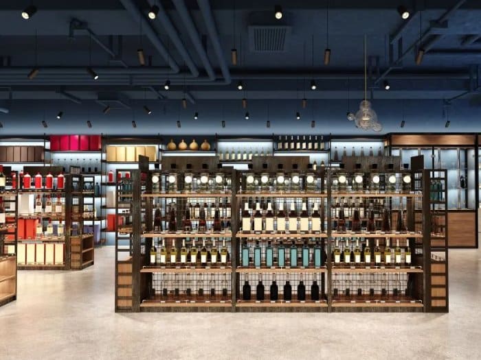 Mẫu thiết kế showroom kinh doanh rượu 18