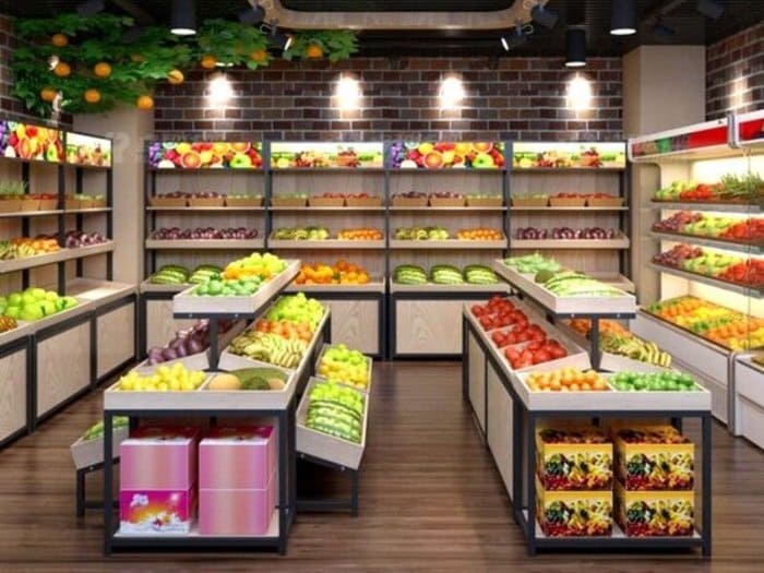 Mẫu thiết kế cửa hàng bán trái cây 11
