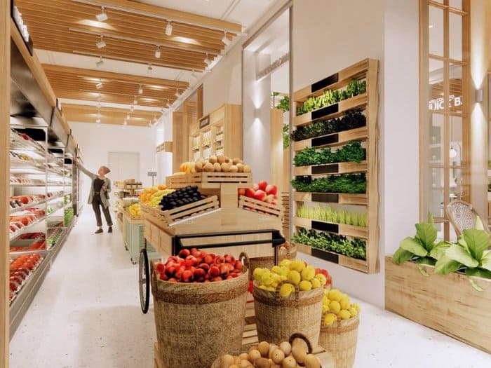 Mẫu thiết kế cửa hàng kinh doanh trái cây 13