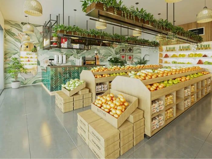 Mẫu thiết kế cửa hàng kinh doanh trái cây 15