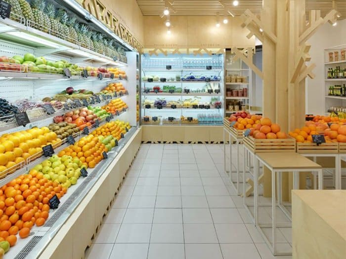 Mẫu thiết kế cửa hàng bán trái cây 20