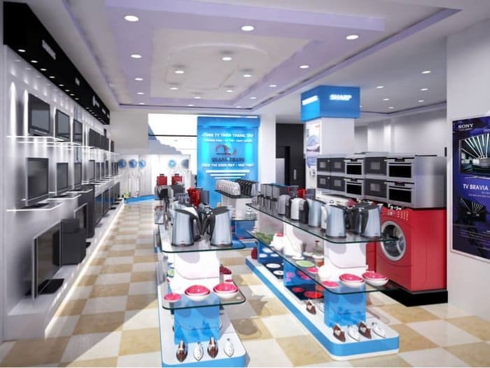 Mẫu thiết kế cửa hàng diện tích 30 - 50m² 03