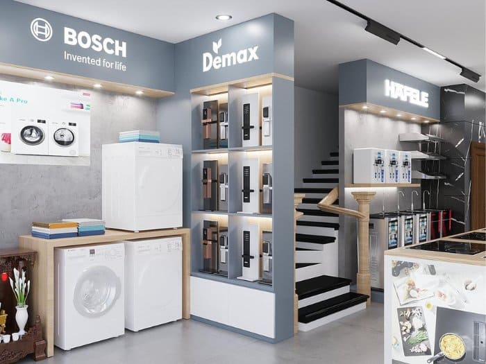 Mẫu thiết kế cửa hàng diện tích 30 - 50m² 06