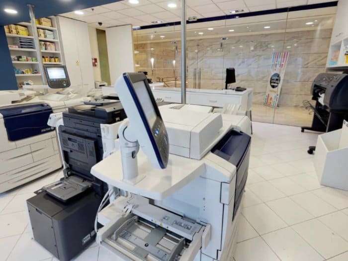 Mẫu thiết kế cửa hàng dịch vụ photocopy 06