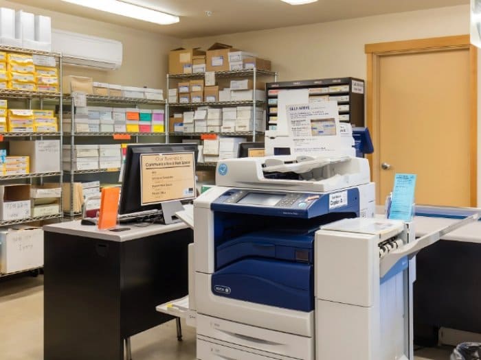 Mẫu thiết kế cửa hàng dịch vụ photocopy 07