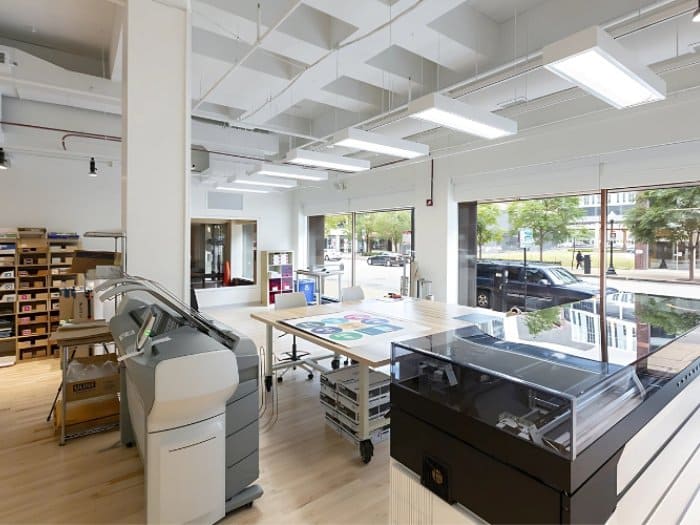 Mẫu thiết kế cửa hàng dịch vụ photocopy 09